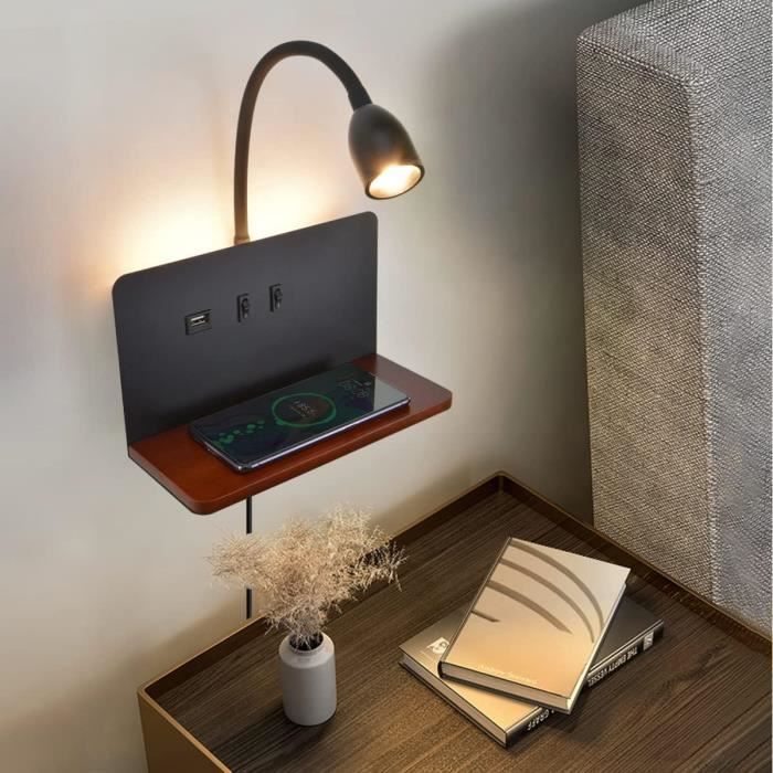 Northpoint Applique murale LED réglable pour miroir de salle de bain - Fonctionne avec piles - Rayon pivotant à 300 ° - Flux lumineux : 150 lm - 3000 K - Blanc chaud