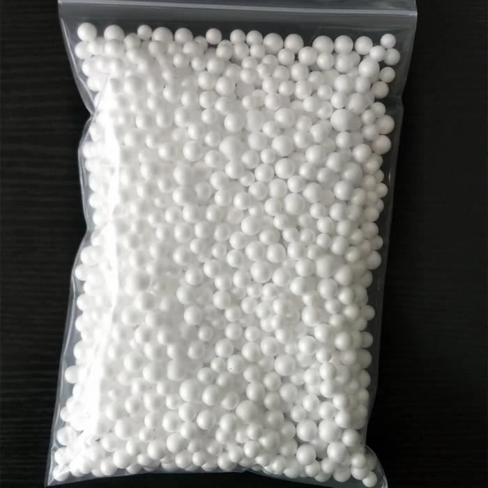 SOFPLATE Perles en Mousse Blanches de 30g de 4.5mm à 6.5mm pour Loisirs Créatifs Boules Rondes en Mousse de Polystyrène Mini Petites Boules de Perles D'Art Lisses Remplissage pour Vase Sac de SOFPLATE Perles en Mousse Blanches de 30g de 4.5mm à 6.5mm pour Loisirs Créatifs Boules Rondes en Mousse de Polystyrène Mini Petites Boules de Perles D'Art Lisses Remplissage pour Vase Sac de