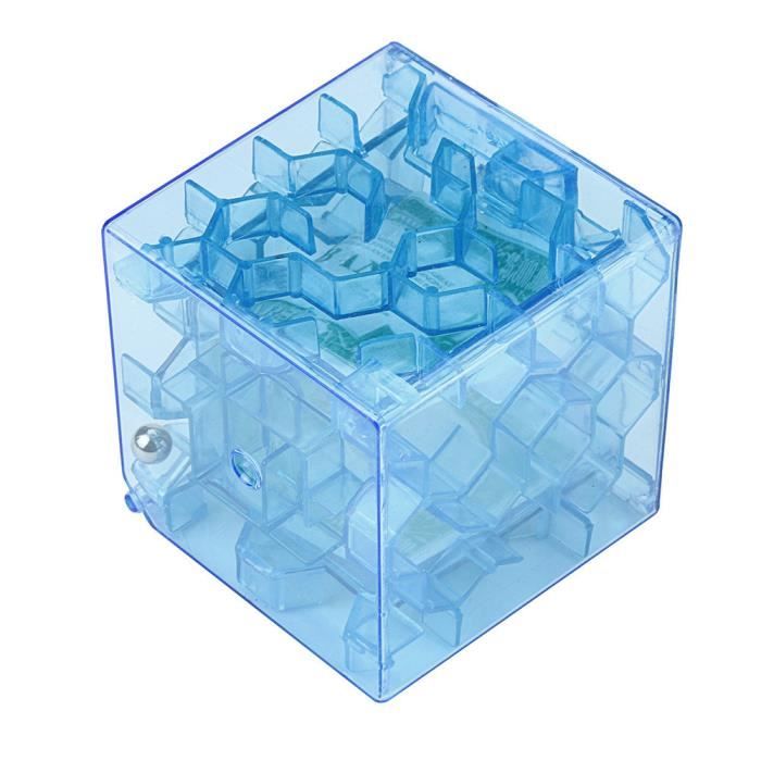 Gomice Cube Labyrinthe Puzzle 3D – Jeu D'Adresse Et Patience Avec Boule, Améliore Concentration