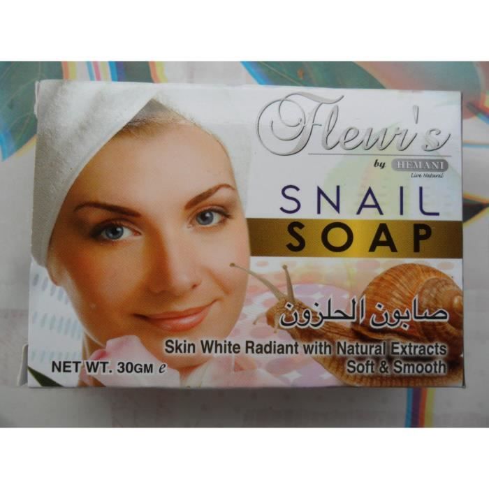 Pack De 6 Savons éclaircissants Snail White - Or - Pour Le Corps Et Le Visage - Effet Intensif