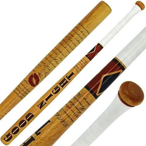 Batte De Baseball Harley Quinn Suicide Squad - Bois, ~84 Cm, Pour Cosplay & Déco