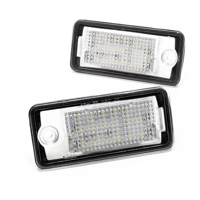 Lot de 2 Éclairage de plaque d’immatriculation pour différents Modèles Lampe SMD LED Feux Plaque - 61484