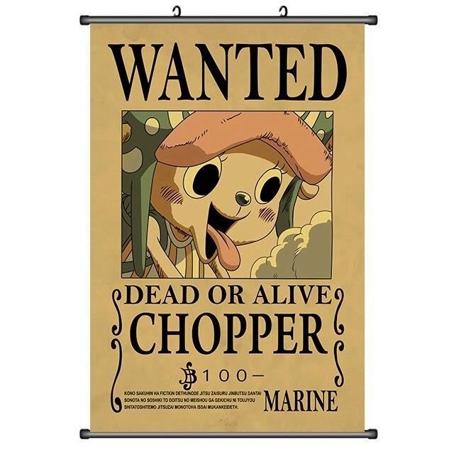 Poster luffy toile en cotton tableau sans cadre décoration one