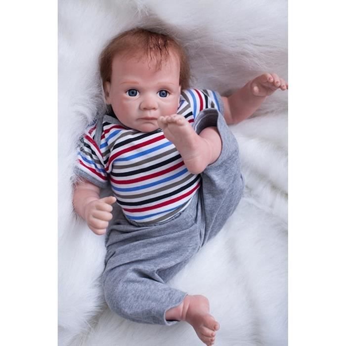 Maihao Bebe Reborn Garcon Bebe Reborn Poupee Realiste Poupons En Silicone Nouveau Ne M158 Cdiscount Jeux Jouets