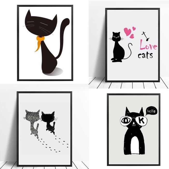 Moderne Toile Peinture Chat Impression Photo Murale Suspendus Decor Sans Cadre Cdiscount Maison Moderne Toile Peinture Chat Impression Photo Murale Suspendus Decor Sans Cadre Cdiscount Maison