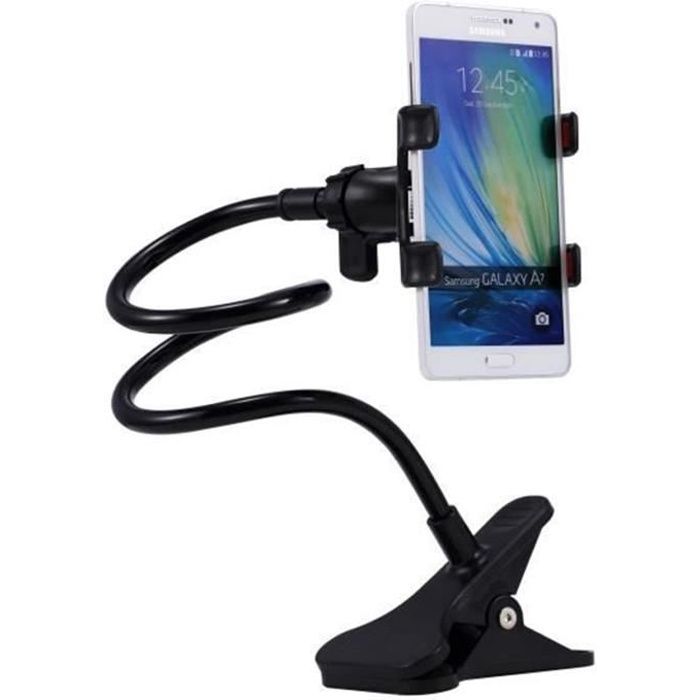 Support pour téléphone portable universel Flexible bras Long paresseux pour  téléphone pince lit tablette support de voiture-YuanYuan - Cdiscount  Téléphonie