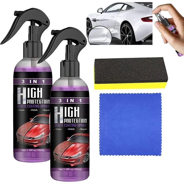 Spray de revêtement de voiture rapide 3 en 1 haute protection