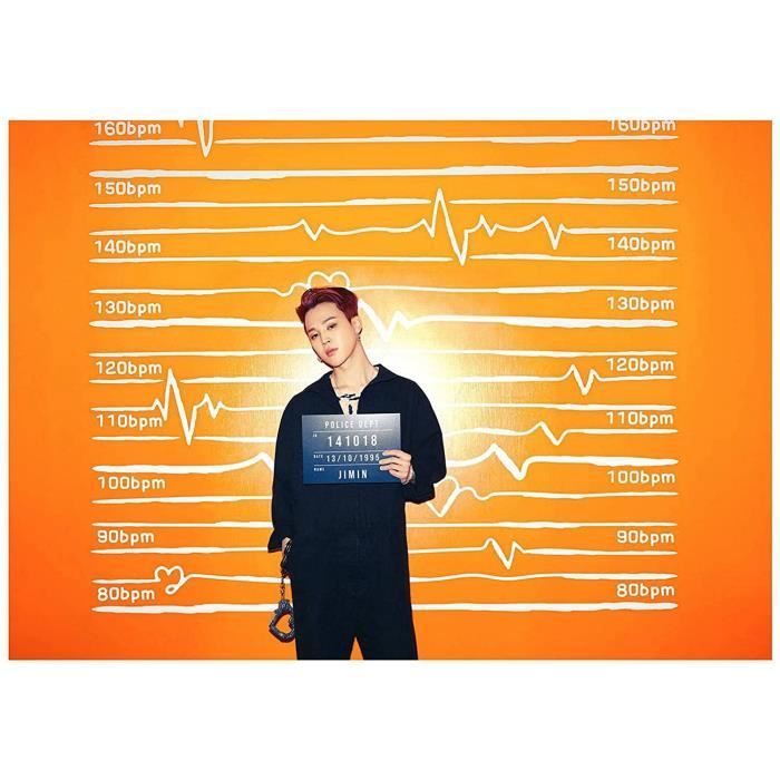 Dacitiery Poster BTS format A3 41,7 x 29 cm BTS Album Butter Concept Version 2 Poster mural pour décoration de maison ou de bureau BTS