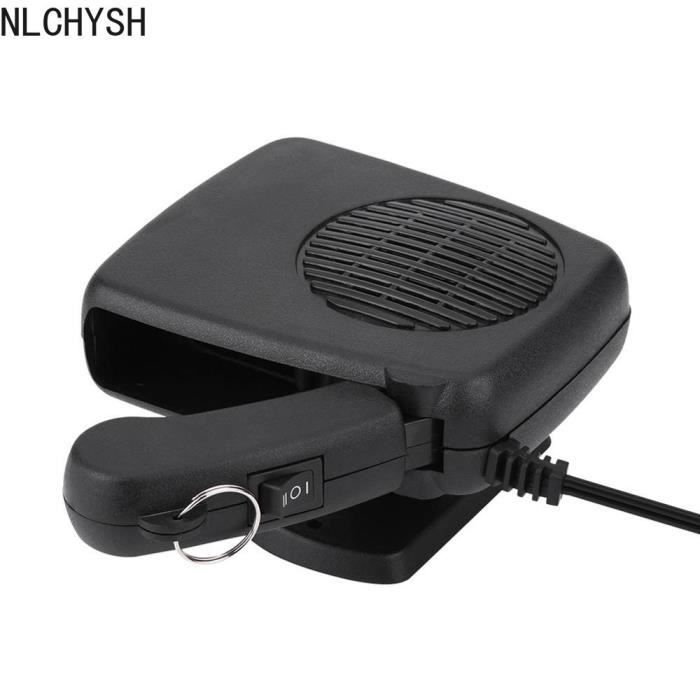 Showvigor Chauffage Ventilateur Voiture 12V 150W - Dégivrage Pare-brise Rapide - 2-en-1 Chaud/Froid - Portable