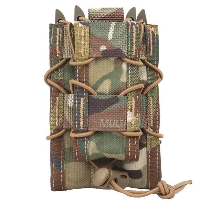 Sac de Fusil Rembourré 95CM 2 Armes Système Molle Verrouillable à Dos