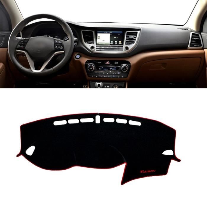 Couverture de tableau de bord pour Hyundai Tucson LM IX35 2010 2011 – 2015, tapis, pare-soleil rétro, coussin en cuir, accessoire de voiture  34