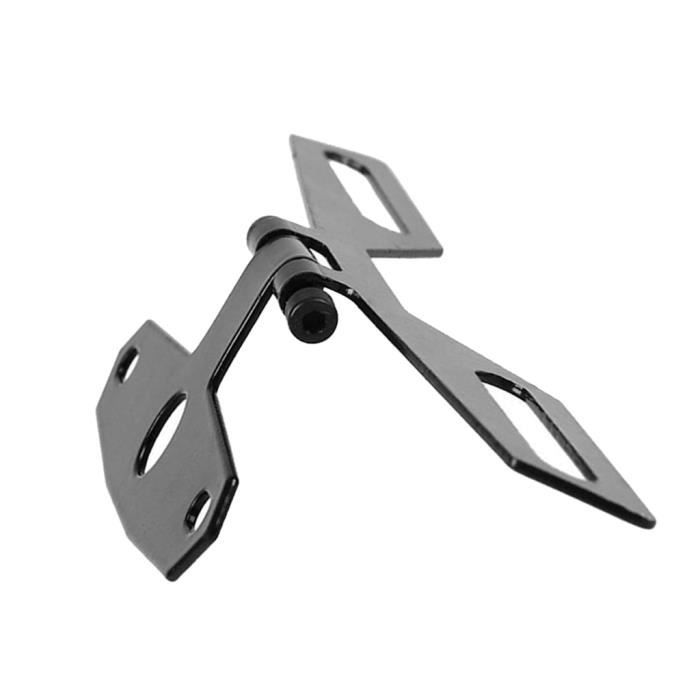 Support De Plaque D'Immatriculation Pliable Pour Moto, ATV - Compatible Feu Arrière