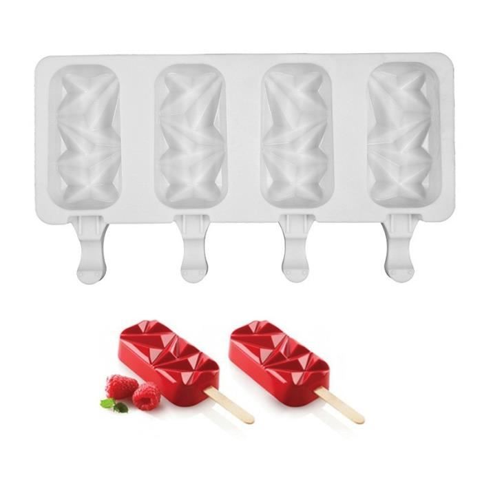 Moules à Glace En Silicone Animaux & Fruits - 2 Pièces Sans BPA, Récutilisables, Parfait Pour Enfants Et Fêtes