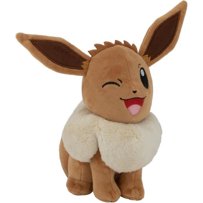 Bandai Pokémon Peluche Evoli Eevee Peluche 20 cm Toute Douce Idée Cadeau Peluche Pokemon Enfants et Adultes Jouet Enfant et + Peluche Pokémon Évoli Licence Officielle JW3079 - vue 7