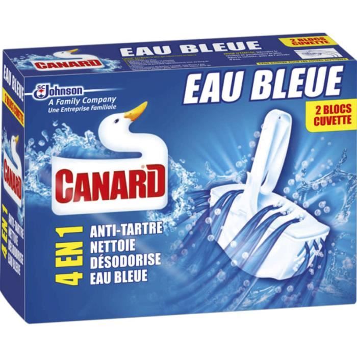 CANARD WC Bloc cuvette eau bleue - 2 Blocs
