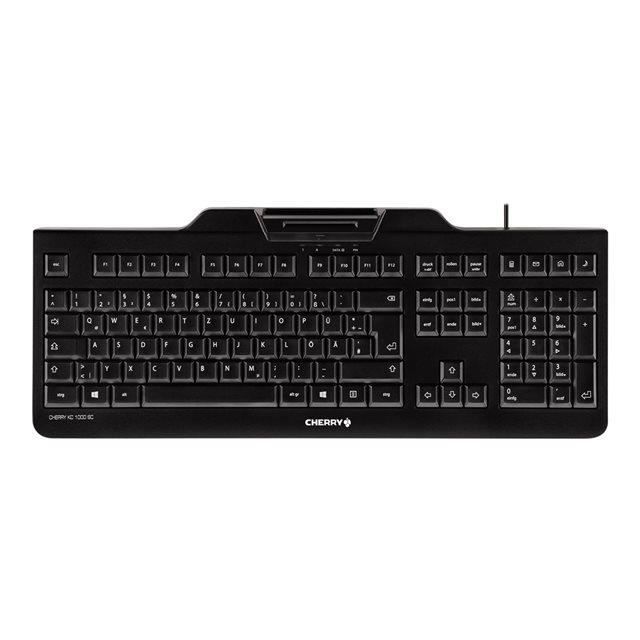 CHERRY KC 1000 SC Clavier filaire lecteur cartes à puce USB AZERTY FR Neuf - vue 4