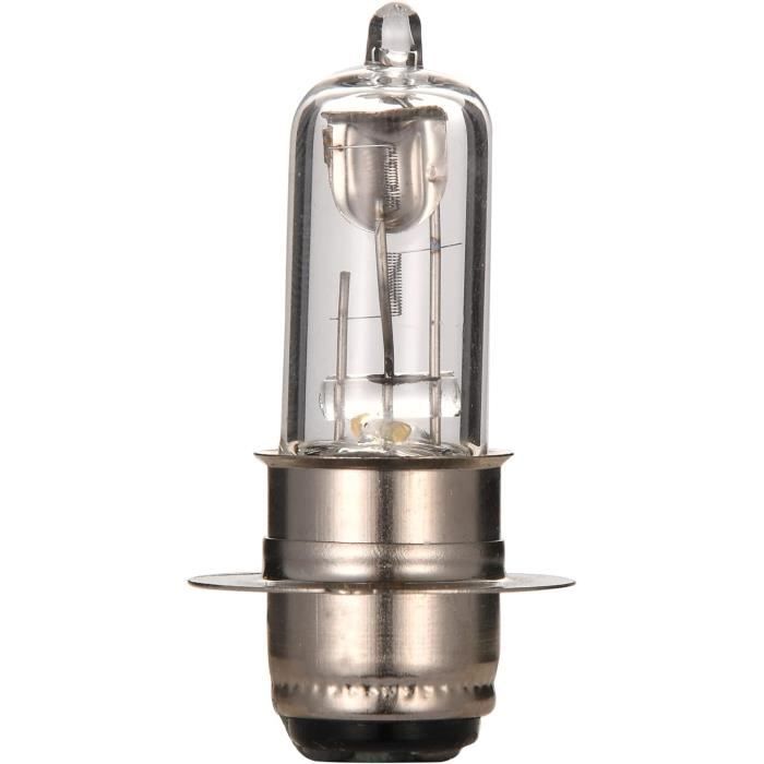 LOT DE 2 PHARES DE MOTO 12V 35/35W - TYPE P15D.25-3 À LANGUETTE - NEUFS