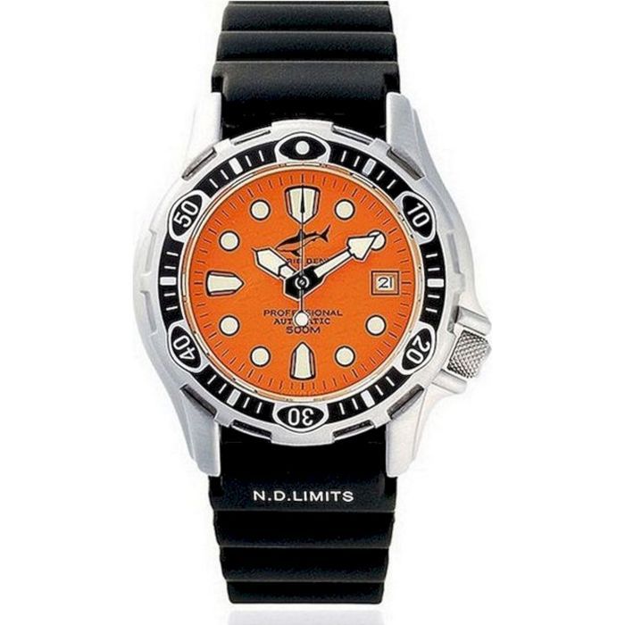 Chris Benz Montre Femme Homme Mixte CB-500A-O-KBS Automatiques Montre de plongée Orange Chris Benz Montre Femme Homme Mixte CB-500A-O-KBS Automatiques Montre de plongée Orange