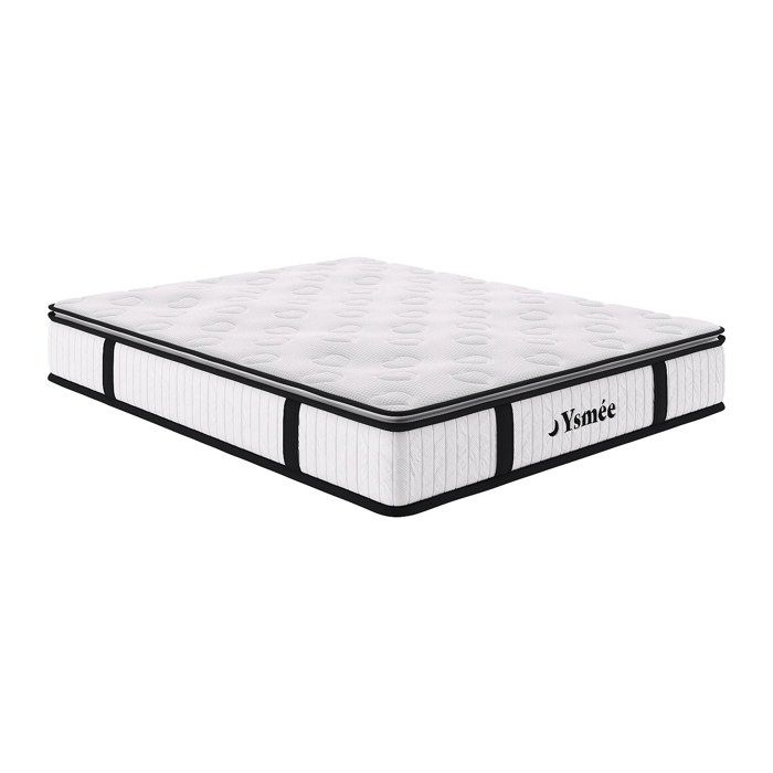 Matelas ressorts ensachés AMERICAN DREAM de DREAMEA - 160x200 cm - Très ferme - Blanc