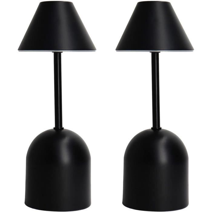 LAMPE A POSER,black--Lampe LED sans fil Rechargeable en métal, éclairage de  Table tactile, lampe de lecture étanche, lampe de chevet - Cdiscount Maison