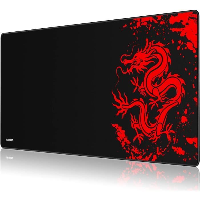 Tapis De Souris Gaming Titanwolf XXL 900x400mm - Surface Tissu, Antidérapant, Design Manga
