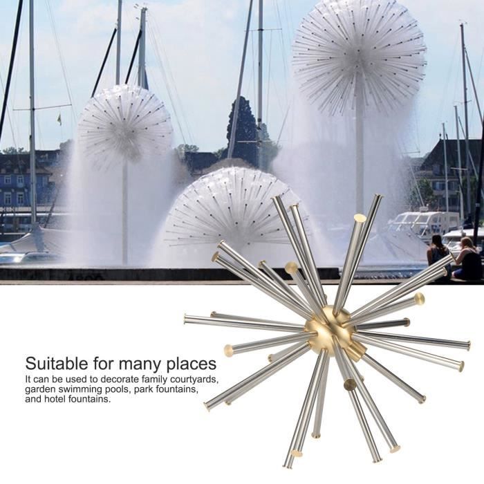 9 Pcs Petite Buse De Fontaine Kit Têtes De Buse De Fontaine à Eau Pour Etang Fontaine Pompe Submersible Piscine 91959843