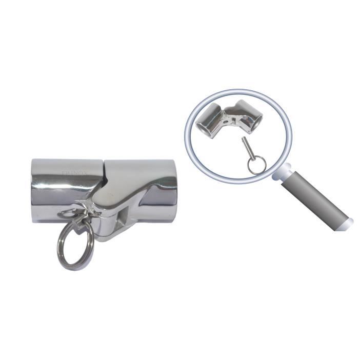 Collier articulé Pour Tube de 25mm inox 316