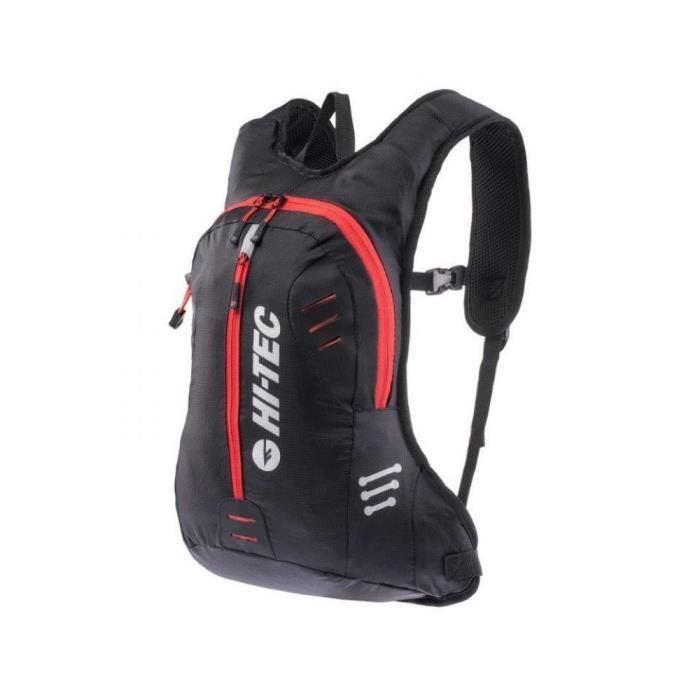 Sac à dos - HI-TEC - Ivo - Noir - Synthétique - Mixte - Compatible A4