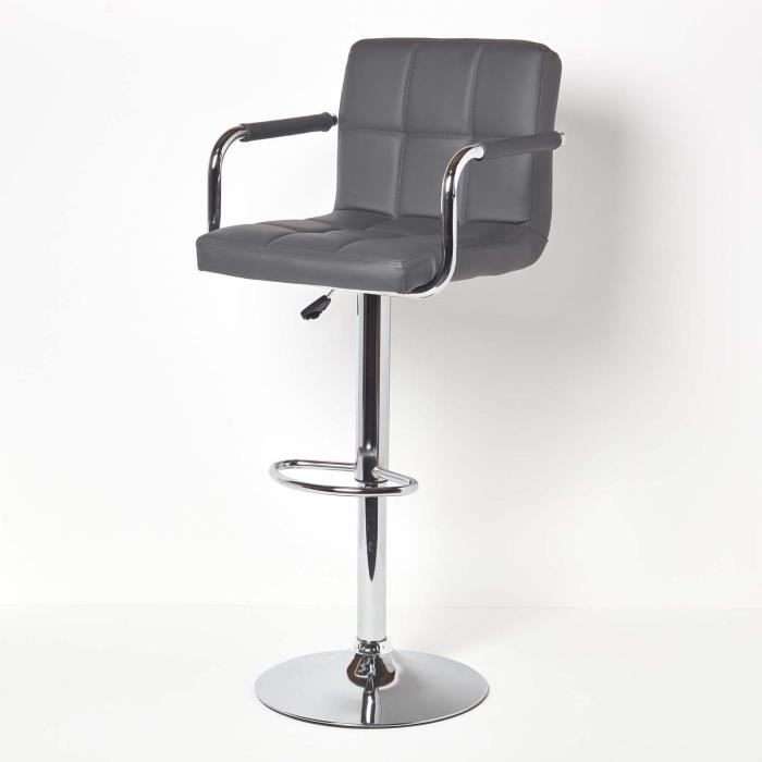 Bramley Tabouret de bar Marron avec accoudoirs Bramley Tabouret de bar Marron avec accoudoirs