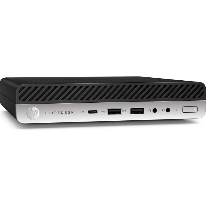 HP EliteDesk 800 G3 Mini Intel i5-7400T Ram 8GB SSD 240GB Ordinateur PC reconditionné Windows 10 Pro