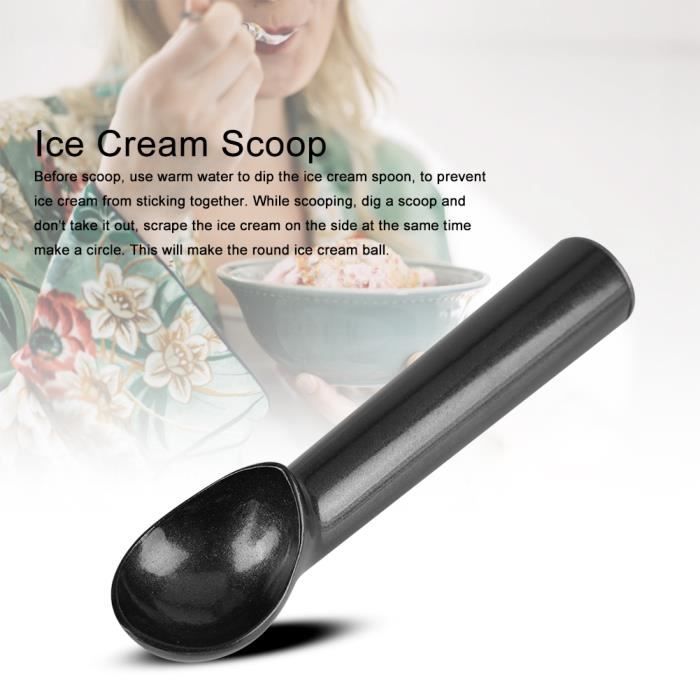 Cuillère à Crème Glacée - GOTOTOP - Argent - Alliage D'aluminium - Antiadhésif - Antigel
