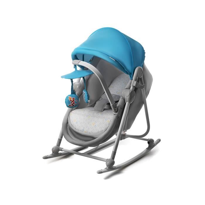 KINDERKRAFT UNIMO Berceau 5 en 1, Balancelle, Berceau, Transat, Siège bébé  pliable - Jaune - Cdiscount Puériculture & Eveil bébé