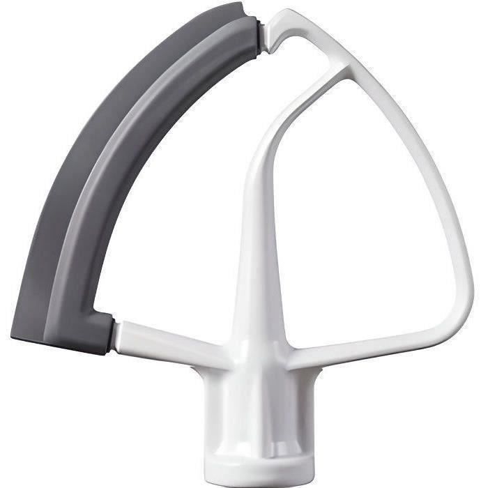 Batteur plat à bord souple pour robots pâtissier KITCHENAID - Blanc - Accessoire pour robot ménager KitchenAid