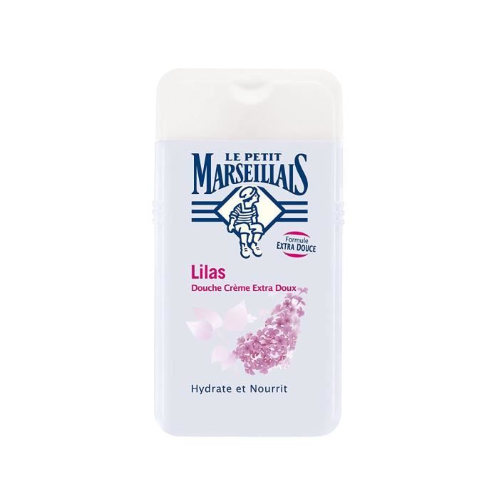 Le Petit Marseillais Douche Crème Extra Doux Lilas 250 ml Lot de 3