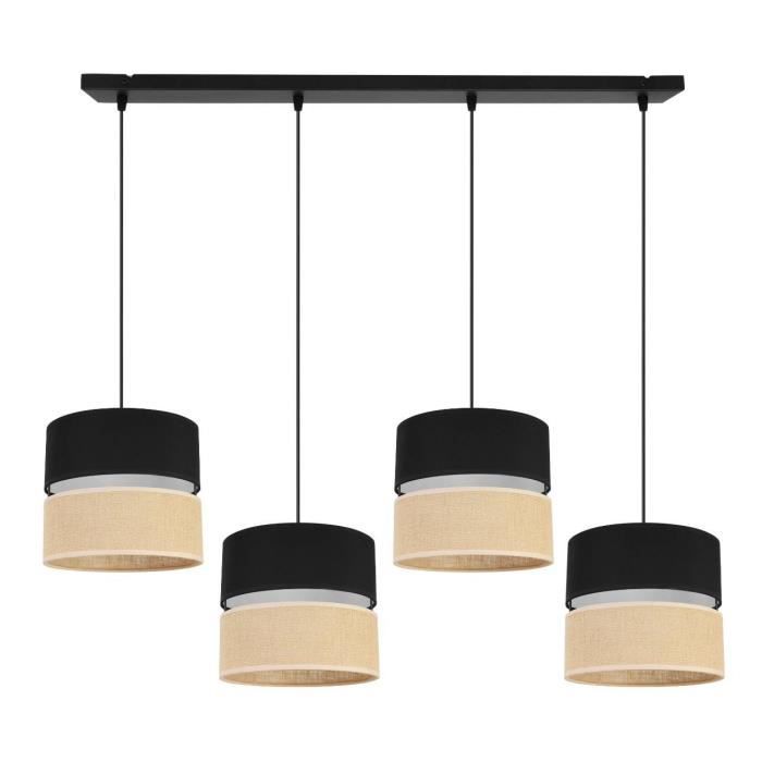Light-Home Juta Abat Jour Suspension Luminaire Lustre - E27 - Classique ...
