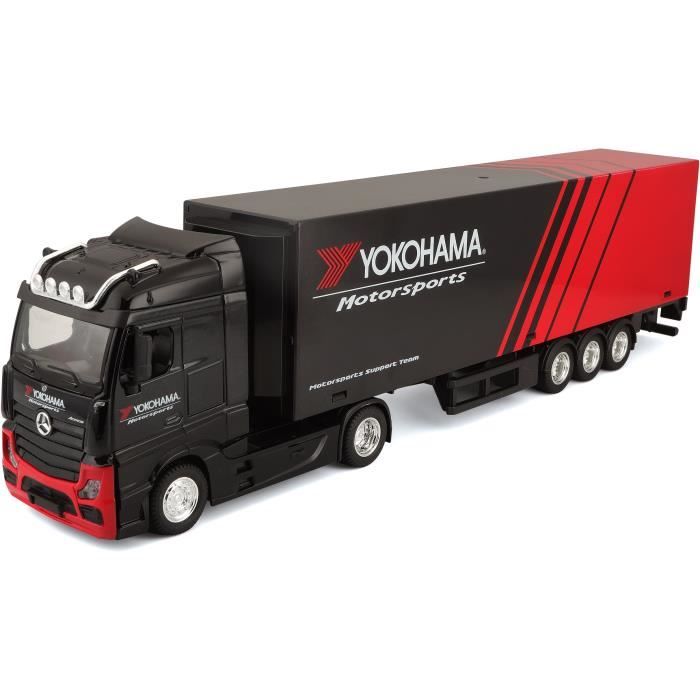 Camion porte vÉhicule mercedes benz actros - 1/43 street fire, vehicules-garages