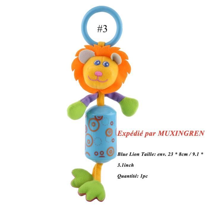 Jouet En Spirale Suspendu Pour Poussette – Peluche Avec Boîte à Musique, Hochets, Adapté Siège Auto Et Parc (style Renard) - 9