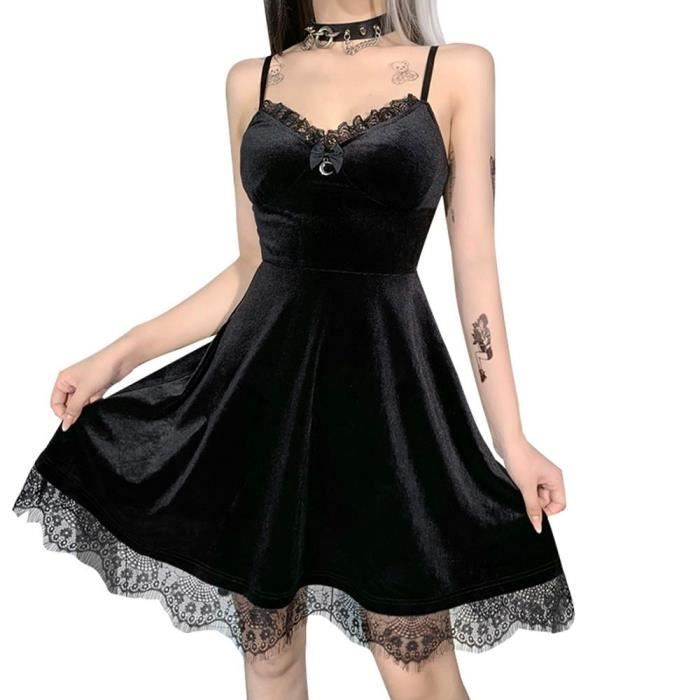 robe daim noir