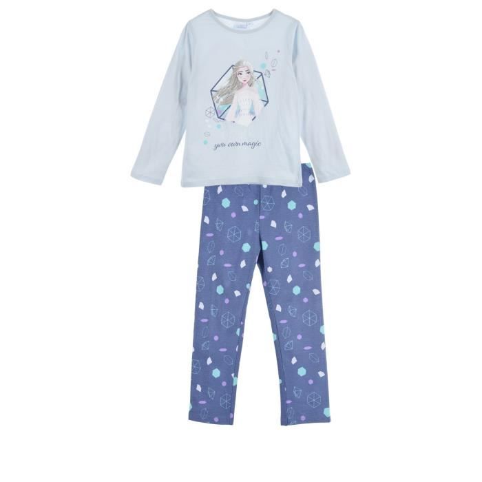 Pyjamas « la reine des neiges » col rond bleu/blanc Next