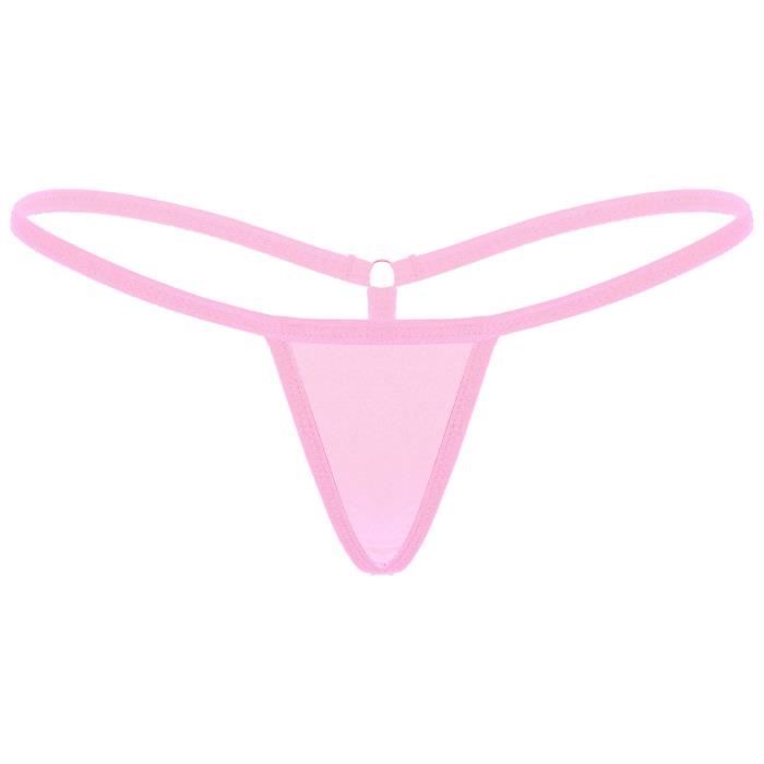 String Ficelle Femme Grande Taille - Dentelle - Blanc - Taille S-M - Marque Ohyeahlady - Neuf Avec étiquettes