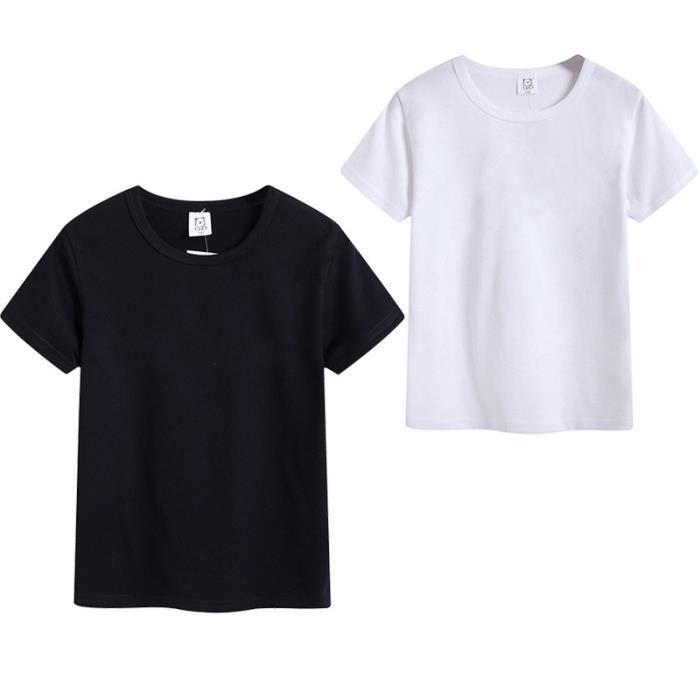 celio T-shirt straight col V 100% coton - noir 2026 Vêtements