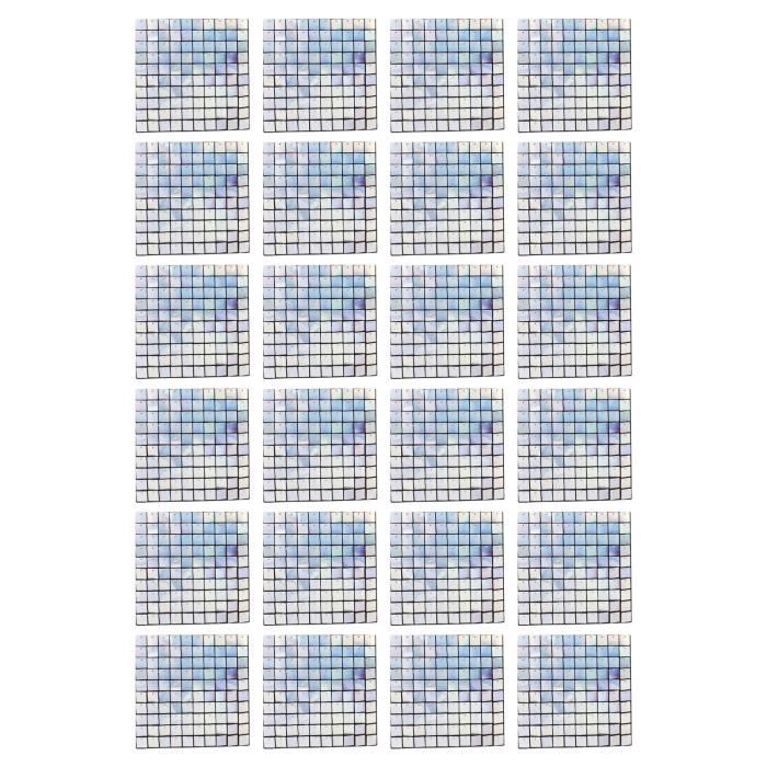 Lot De 24 Panneaux à Paillettes Argentés 30x30cm - Toile De Fond Photo Et Décoration Fête - Scintillant