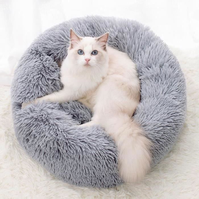 Comparer les prix de Lit d'animal de compagnie chaud d'hiver en peluche, maison de chat, chenil, tapis de couchage universel pour toutes les saisons