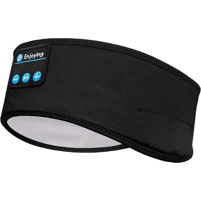 Enjoying Casque de sommeil Bluetooth, écouteurs sans fil avec haut-parleurs fins, cadeau technique cool pour les personnes dormant sur le côté, l'entraînement, le jogging, le yoga, l'insomnie, les