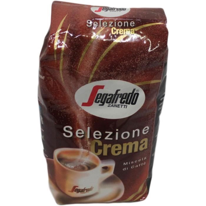 Segafredo Selezione Crema, 1 kg, Grains de café - Cdiscount Au quotidien