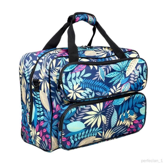 Sac Fourre-tout Bingo En Oxford Imperméable – 6 Poches Extérieures – Bleu – 20,3 X 20,3 X 12,7 Cm – Idéal Pour Cartes Et Daubers