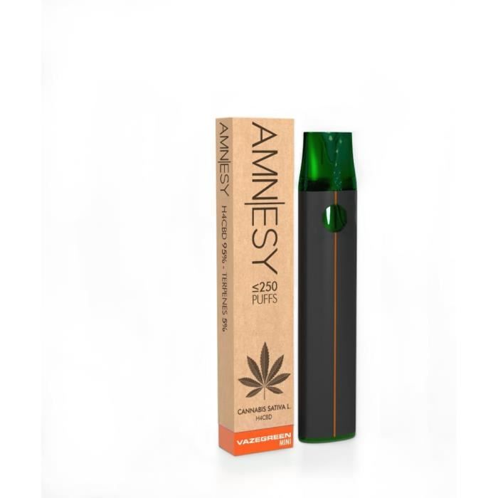 Vape Puff 95% H4CBD 250 bouffées jetable sans Nicotine relaxation et ...