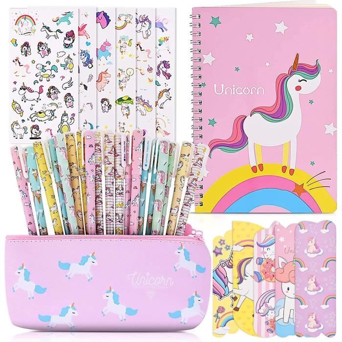 Faburo Lot 26 Tampons Licorne Auto-Encreurs Pour Enfants - Cadeaux Fête Et Anniversaire