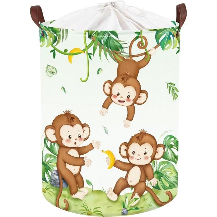 EJ.life panier à linge en coton Panier à Linge, Panier Rond Pliable EJ.life panier à linge en coton Panier à Linge, Panier Rond Pliable