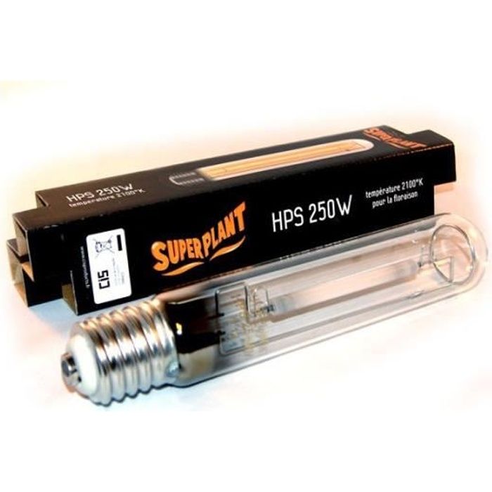 Superplant - Ampoule HPS 250W - 2100°K - E40 - lampe sodium